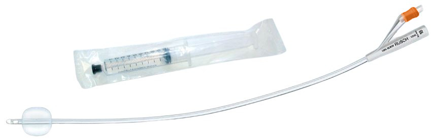 Verblijfskatheter Rüsch AquaFlate 2-weg sil. nelaton CH16