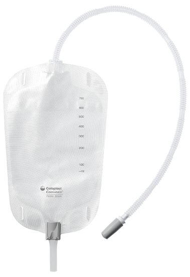 Urinebeenzak Conveen Security+ 500ml 50cm hefboomkraan
