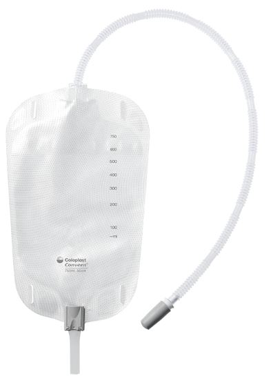 Urinebeenzak Conveen Security+ 750ml 30cm hefboomkraan