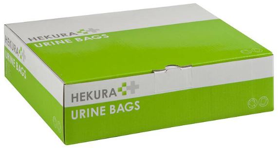 Urinebeenzak HEKURA Comfort 500ml 50cm kruiskraan - Afbeelding 3