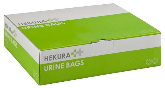 Urinebeenzak HEKURA Comfort 750ml 50cm kruiskraan - Afbeelding 3