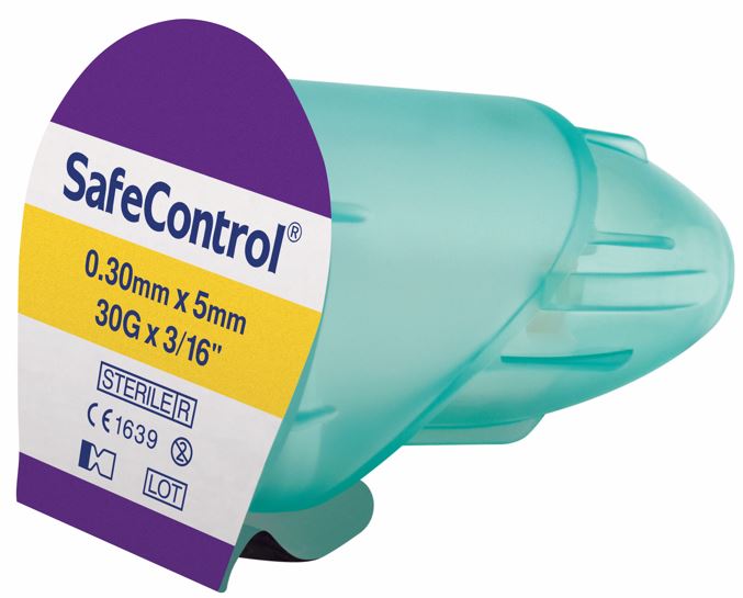 Veiligheidspennaald Unifine Safecontrol Dual Safety 5mm 30G - Afbeelding 3