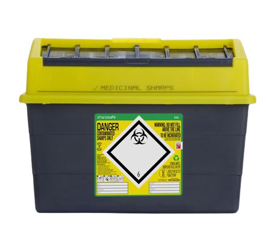 Naaldcontainer Sharpsafe 5e generatie 24L - Afbeelding 2