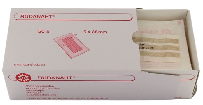 Hechtstrip NOBA RUDANAHT beige 6x38mm